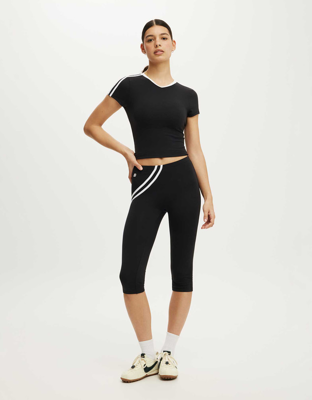 Cotton On Body Active - Ultra Soft Dash V Neck Tshirt