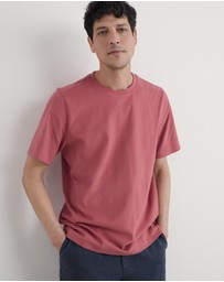 Seasalt - Seasalt Cornwall Pink Merthen Organic Cotton T-Shirt