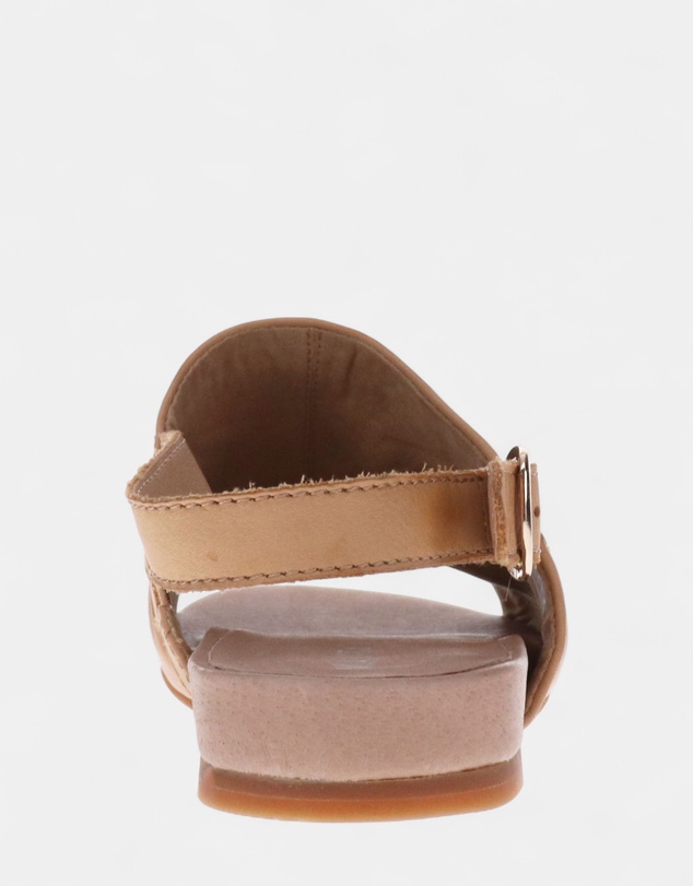 Mia Vita - Mandy Flat Sandal - Almond