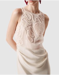 & Other Stories - Embroidered Maxi Dress