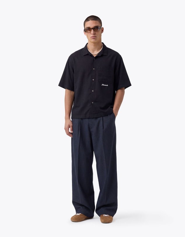 Zanerobe - Box Crop Shirt Black