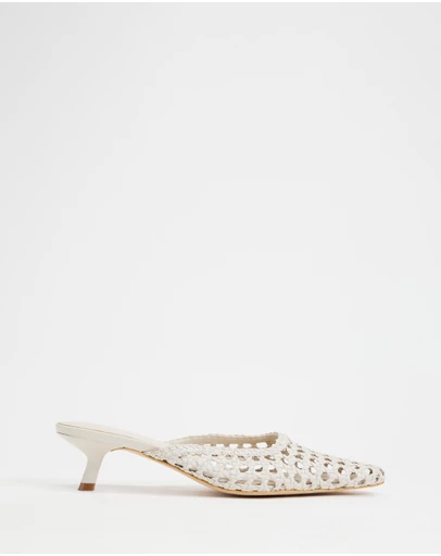 AERE - Woven Leather Heels