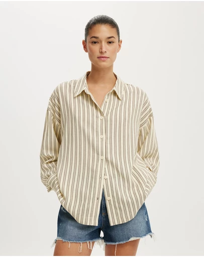Cotton On - Haven Relaxed Long Sleeve Shirt