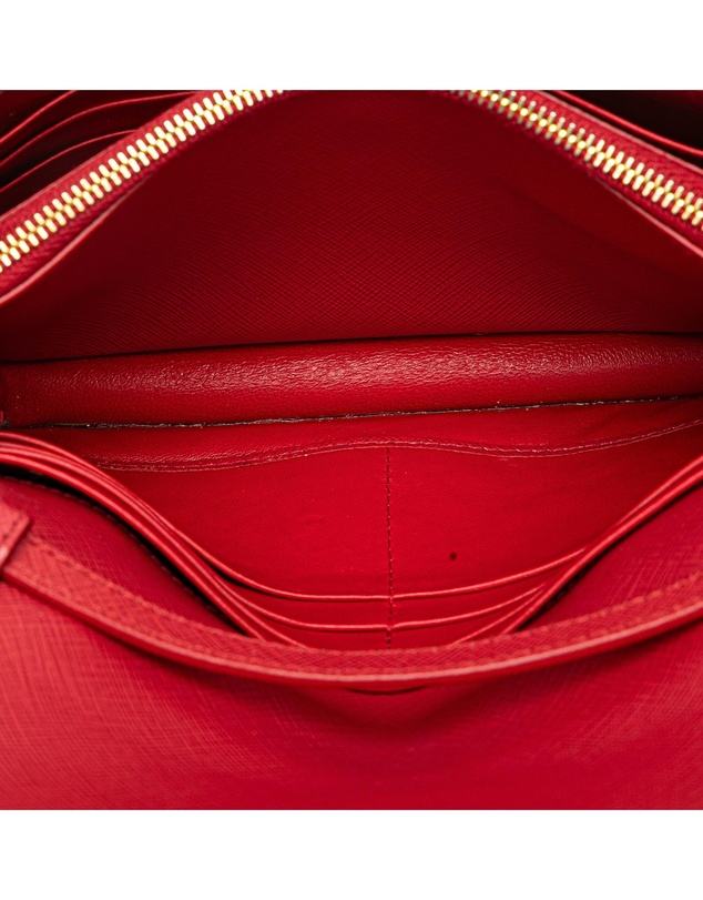 Pre-Loved by Azura Reborn - Pre-Loved prada Saffiano Bow Crossbody Bag