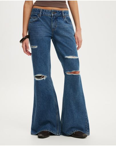 HARBOUR BLUE RIPPED