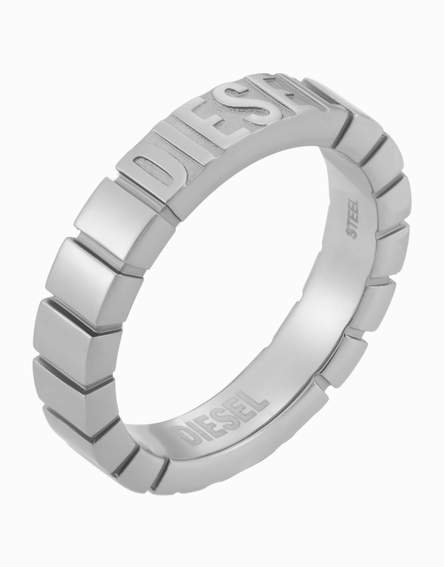 Diesel - Diesel Font Silver Tone Ring