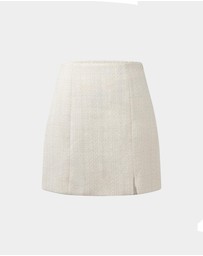 Forcast - Carmen Tweed A-line Skirt