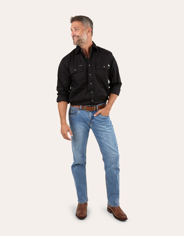Ringers Western - King River Full Button Work Shirt