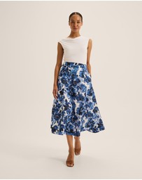 Review - Elizabeth Floral Midi Skirt