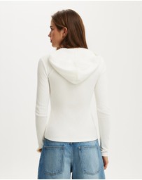 Cotton On - Hooded Blake Henley LS Top