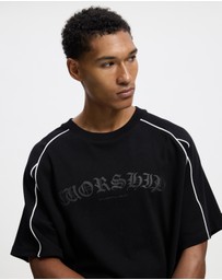Worship - Frequency Panel Oversize Raglan Tee
