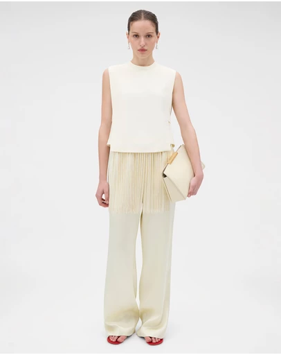 Oroton - Fringe Detail Top