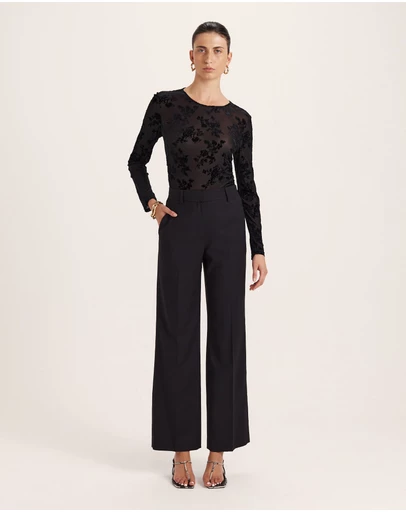 SABA - Celeste Wool Straight Leg Pant