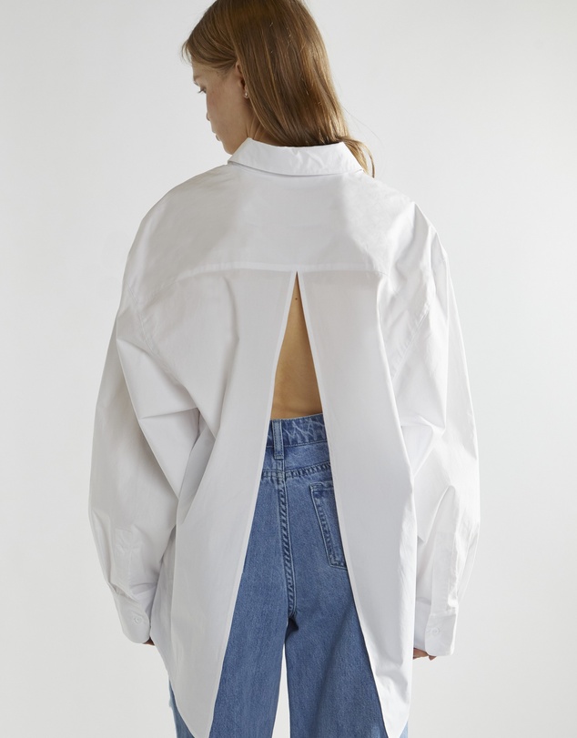 Glamorous - Split back button down shirt
