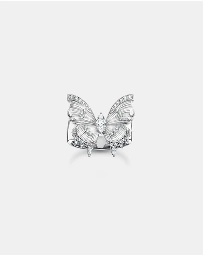 THOMAS SABO - THOMAS SABO Butterfly Paradise Cocktail Ring in Silver