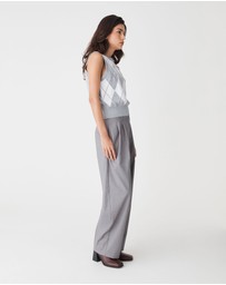 Forcast - Jacinta Argyle Knit Vest