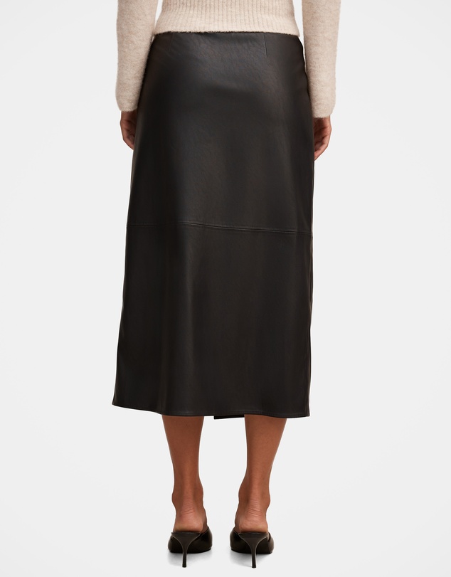 Forever New - Steph Vegan Leather Wrap Skirt