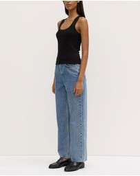 Assembly Label - Robyn Scoop Neck Rib Tank