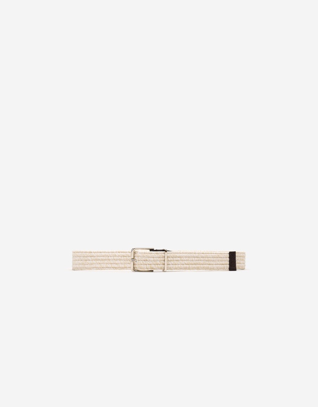 Calibre - Leather Trim Elastic Belt Cream