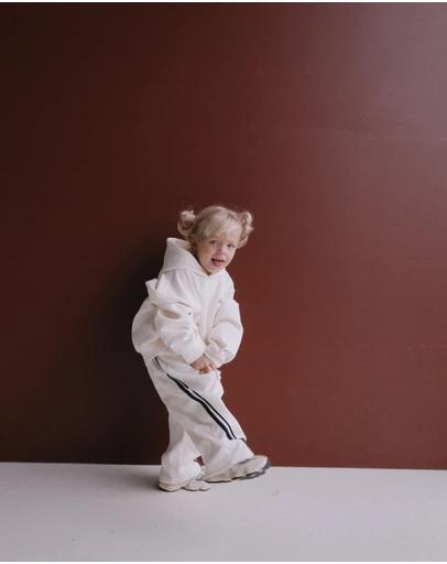 SSAINT - Kids Barrel Pants Butter & Navy