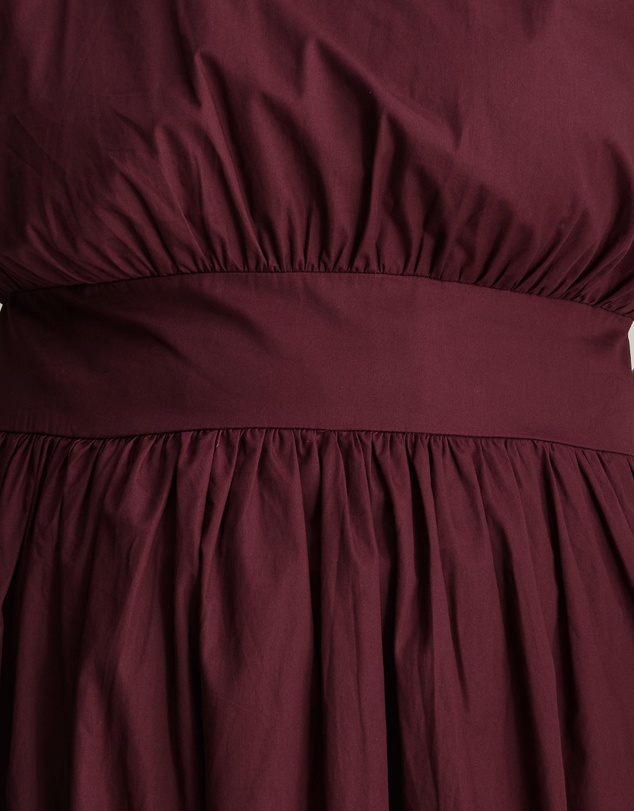Atmos&Here Curvy - Nicky Cotton Poplin Midi Dress