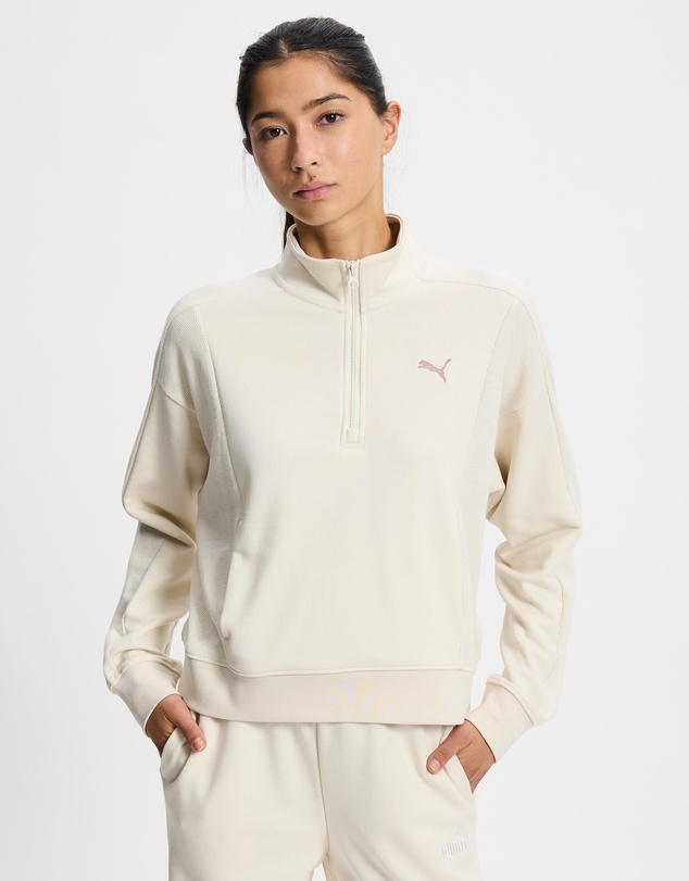 Puma - Class Relaxed Half-Zip Crew
