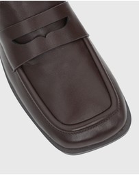 Betts - Wanda Square Toe Penny Loafers