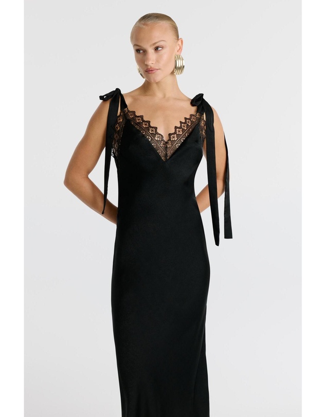 Bardot - Lydia Tie Strap Midi Dress