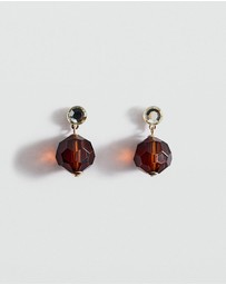 M.N.G - Fedora Earrings