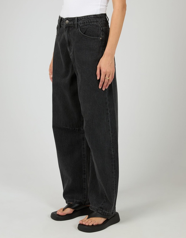 All About Eve - Hallie Barrel Leg Jean Coal