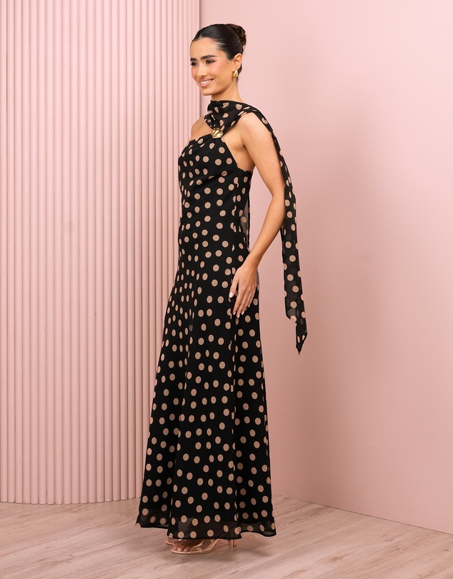Azzurielle - Collins Scarf Maxi Dress
