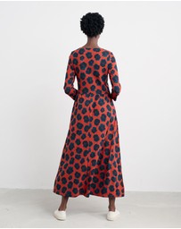 Seasalt - Seasalt Cornwall Red Emily Waisted Dress