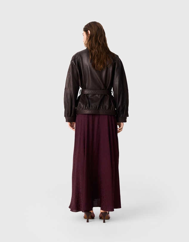 Maje - Bianino Leather Jacket