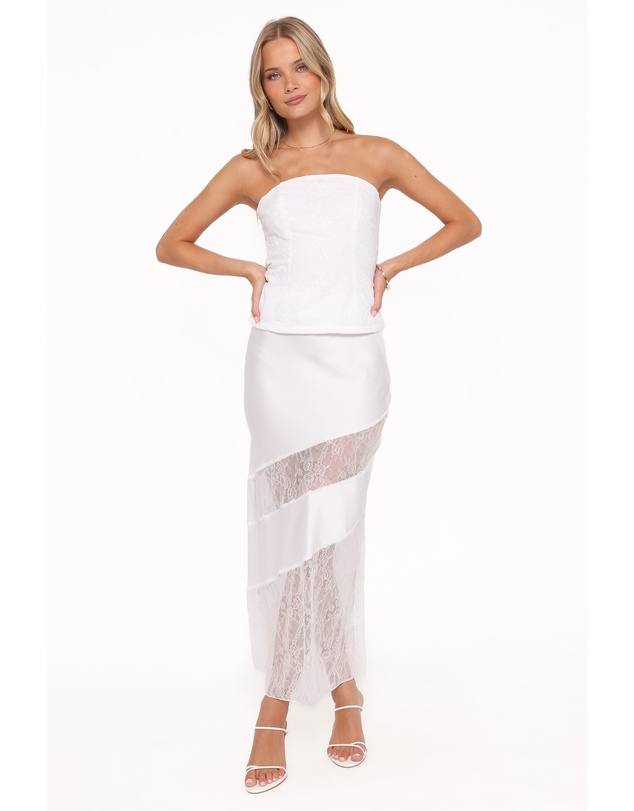 Petal & Pup - Winona Lace Maxi Skirt - White