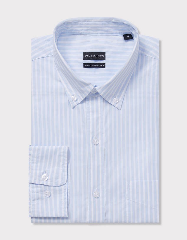 Van Heusen - Washed Poplin Casual Shirt