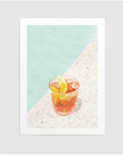 Olive et Oriel - Negroni Art Print