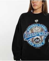 Vintage by The Real Deal - Pre Loved - Vintage MLB New York Mets Sweatshirt