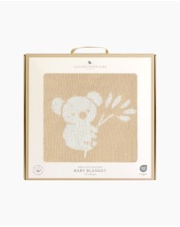 Living Textiles - Pram Knitted Blanket - Australiana