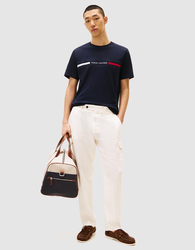 Tommy Hilfiger - Crew Neck Logo Panel T-Shirt