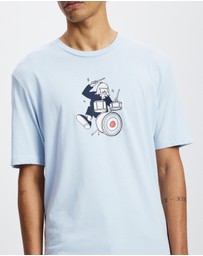 Ben Sherman - Drummer Target Cotton T-Shirt