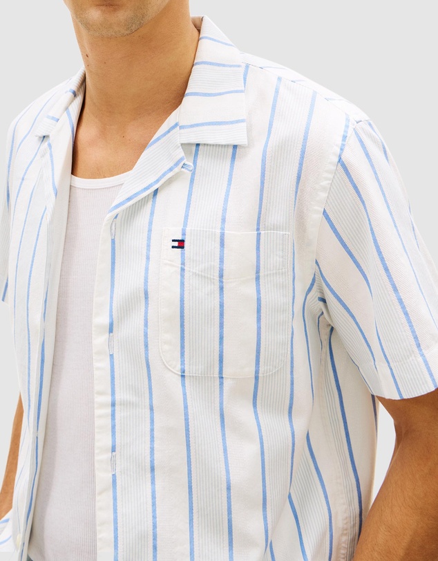Tommy Hilfiger - Regular Fit Cuban Collar SS Shirt