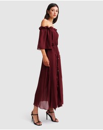 Belle & Bloom - Amour Amour Ruffled Midi Dress