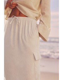 NEXT - Column Midi Skirt with Linen