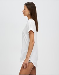 DRICOPER DENIM - Slouchy White Tee