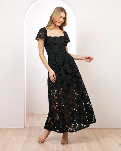 Pilgrim - Poppy Flutter Sleeve Dress