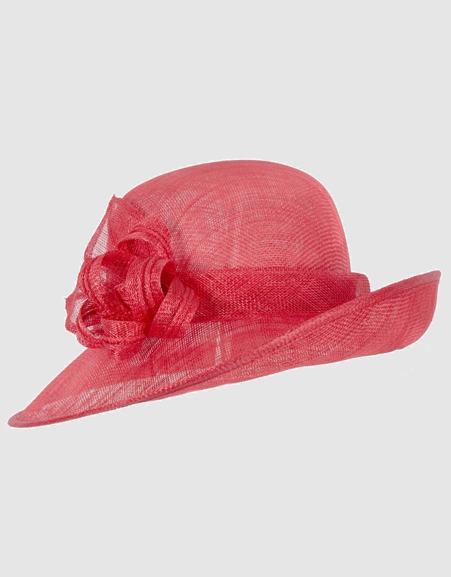 Max Alexander - Sinamay Red Fashion Hat