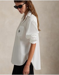 Polo Ralph Lauren - Oversize Fit Logo Cotton Shirt