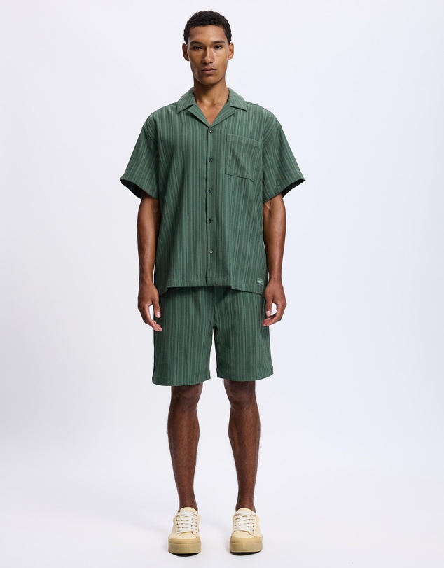 Scotch & Soda - Fave Tonal Striped Regular Fit Bermuda Shorts