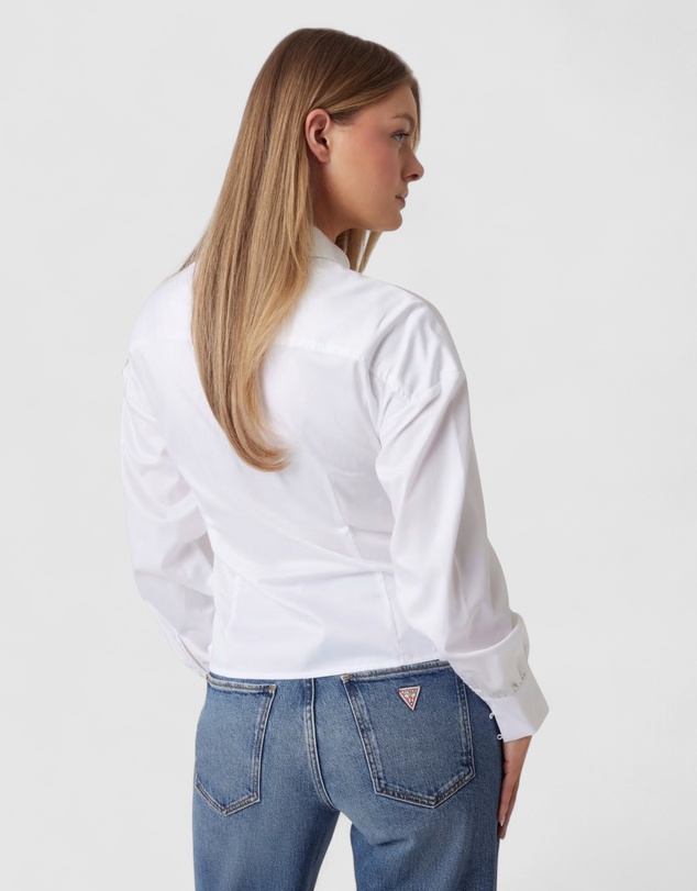 GUESS - Long Sleeve Mimi Wrap Top