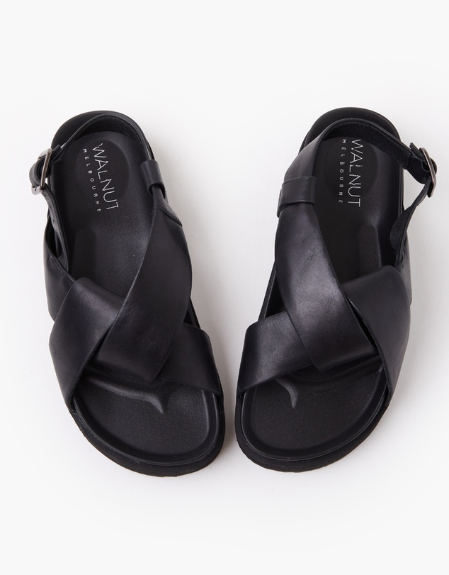 Walnut Melbourne - Mya Leather Slide